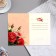 Postcard "On this beautiful day the anniversary!" pink background, peonies