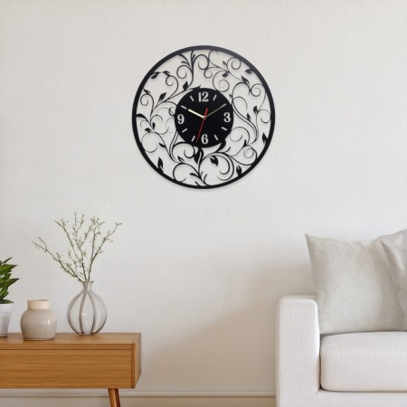 Wall-wall watches "curls", silent, d-40 cm, aa-4