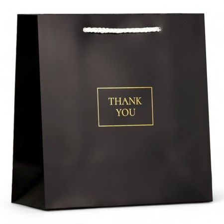 Package gift craft "THK YOU", foil 22.5 x 23 x 10 cm