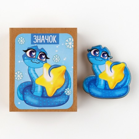 Icon in the box "Snake", 5 x 4 cm-2