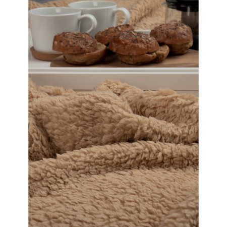 Texrepublic blanket, size 200x220 cm, beige color-4