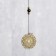 Wind music "Dragon on a coin" 3 bells + 1 suspension 46 cm