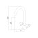 ESKO Moscow MS 06 kitchen mixer, R-spray, chromium color