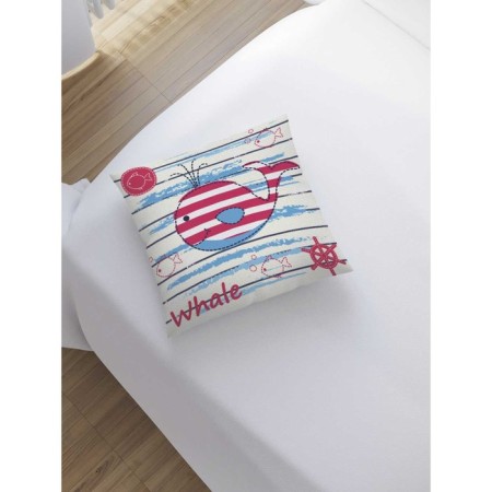 Pillowess decorative “striped whale”, on a zipper, size 45x45 cm-1