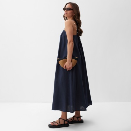 Sarafan Women's Mist Muslin Size s, col. grey-8