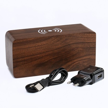 Clock - an alarm clock "number" desktop "desktop with a thermometer and wireless Qi charging-2
