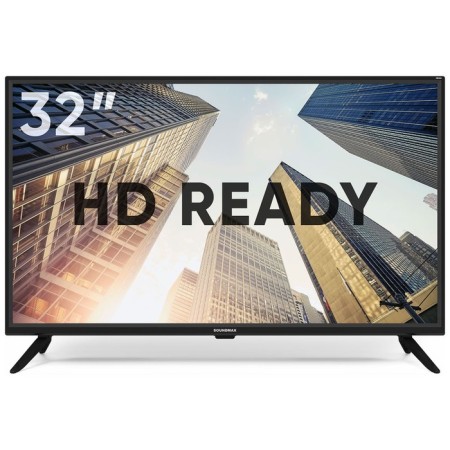 TV Soundmax SM-LED32M07, 32 ", 1366x768, DVB-T2/C/S2, HDMI 2, USB 1 black