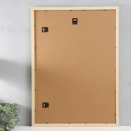 Photo frame MDF "Ellis" 50x70 cm, with a paspartm, natural (plastic screen)-2