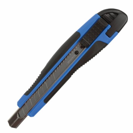 Universal knife Brauberg "Universal" 236970, 9 mm, autofixer, rubber inserts-4