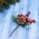 Decor "Winter Dreams" Bright star berry berry, 18 cm