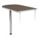 Bar countertop with a support, 1000x580x850 mm, douglas dark