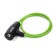 Lockery Lockland bicycle castle, 6x650 mm, perforated key, green