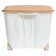 Box for toys "Air balloons", on wheels 58 × 39 × 33.5 cm, 45 l, dark beige