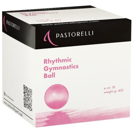 The ball for rhythmic gymnastics Pastorelli New Generation Fig, D = 18 cm, emerald color-1