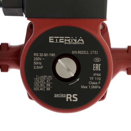 Circulation pump Eterna RS 32-60, 47/66/88 W, pressure 6 m, 71 l/min, cable 1 m-2