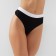 Panties of Brazilian Minaku Rubber Size 44-46, Black Color