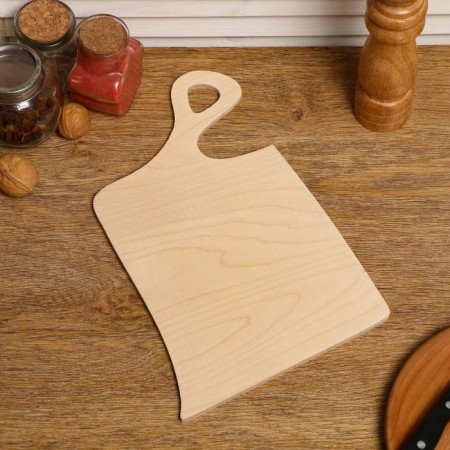 Wooden cutting board "something new", with a pen, 29 × 19 × 0.3 cm-2