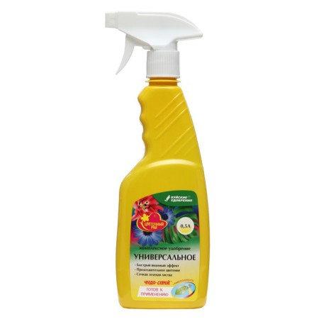 Complex fertilizer "violent fertilizers", liquid, "miracle spray", universal, 0.5 liters