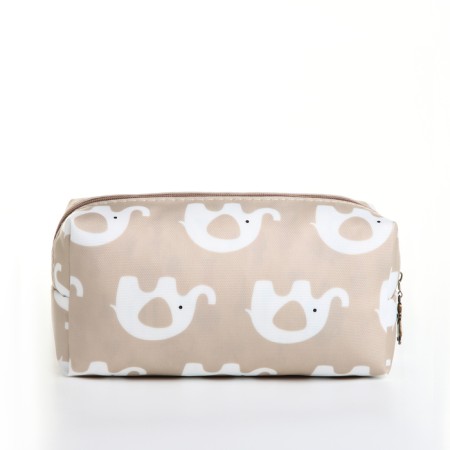 Lightning cosmetic bag, beige color-1