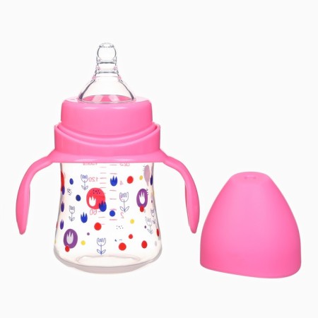 Feeding bottle Ø50mm shg, +0x., 150ml, pink color