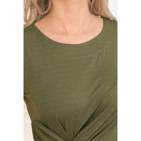 Women's dress, size 50, khaki color-1