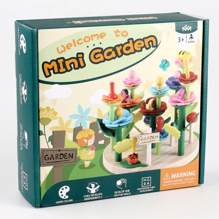 Developing game "Flower flowerbed" 19 × 20.5 × 6.5 cm-8