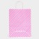 Crafts package, "pink lines", 33 x 26 x 12 cm