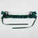 Carnival bandage "Lolita", green color with white lace