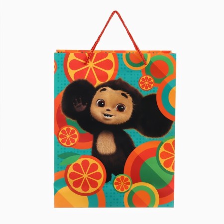 Gift package 3D "Congratulations" 40x31x11.5 cm, Cheburashka-5