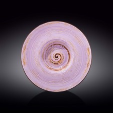 Deep plate Wilmax England Spiral, D = 27 cm, 250 ml, lavender color
