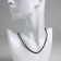 Korean wax thread, 45 cm, d = 3 mm, black color