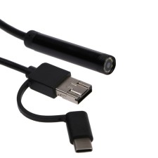Endoscope CAM-07, 8 mm, 720p, LED backlight, microUSB/type-C/USB, Android/Windows, 5 m