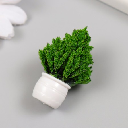 Artificial plant for creativity plastic "tree in a pot" 3x3x5 cm-1