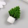 Artificial plant for creativity plastic "tree in a pot" 3x3x5 cm