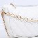 Bag Cross-Bodi with a zipper, white color