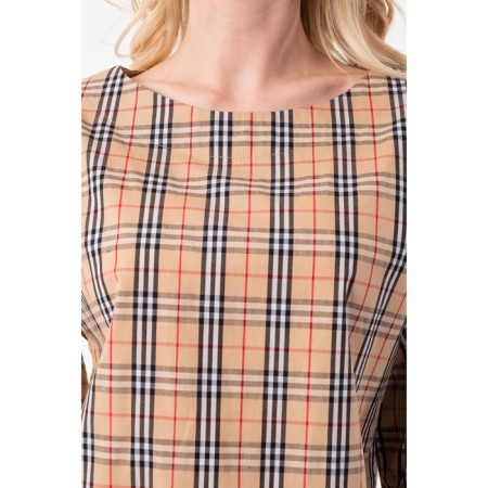 Female blouse, size 44, brown color-8