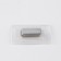 Magnetic, secret button, 20 × 10 mm, silver color