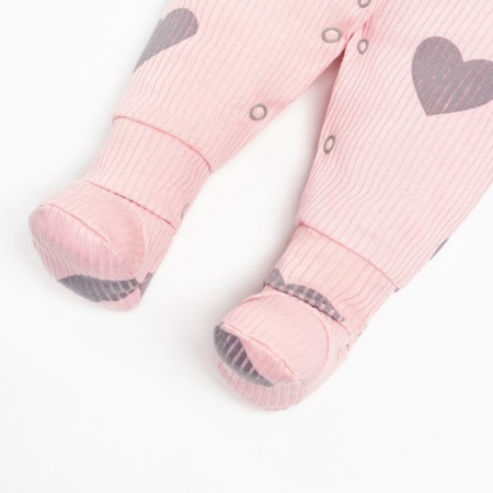 Combineson crumb I am “heart”, height 74-80 cm, pink color-3