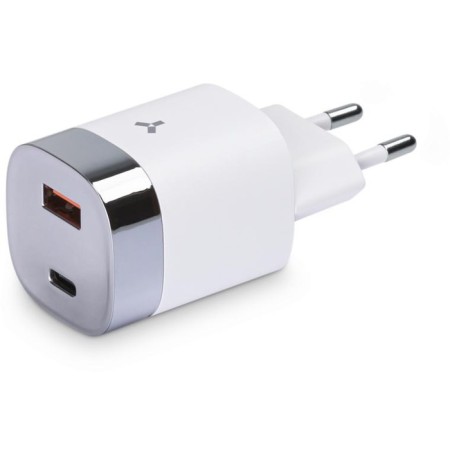 Network charger AcCESSTYLE AMETHYST 33WCA, USB, Type-C, 33W, fast charging, white-2