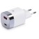 Network charger AcCESSTYLE AMETHYST 33WCA, USB, Type-C, 33W, fast charging, white