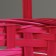 Wicker basket, d21 x 10/34 cm, pink, bamboo