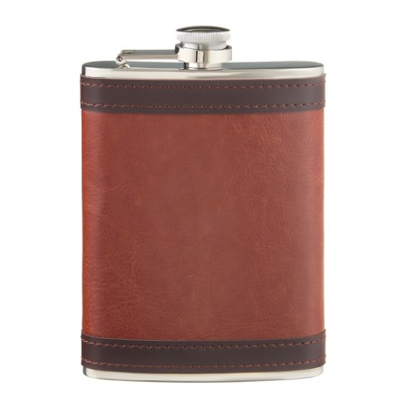 Alcohol flask, stainless steel, gift, army, 240 ml, 8 oz-1