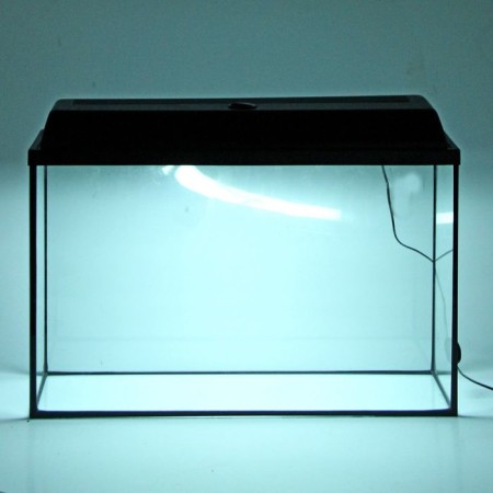 Aquarium rectangular "atall" with a lid, 100 liters, 80 x 25 x 50/55 cm, black-2