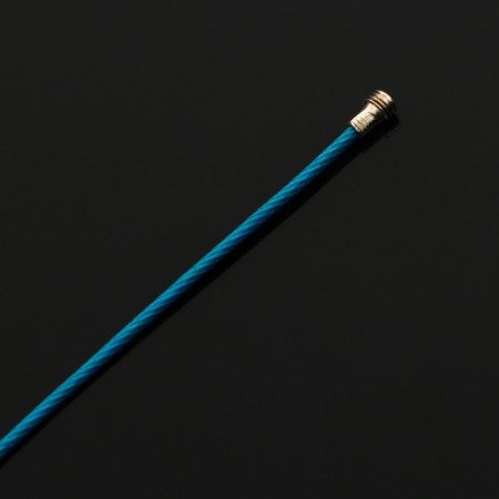 TORSO keychain, steel cable, 15 cm, blue-4