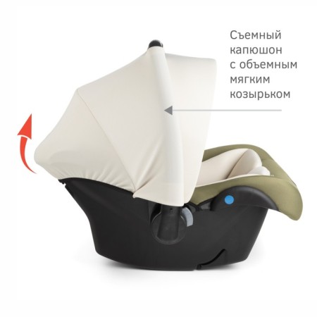 Car Seiger Siger "Daphni", group 0+, 0-13 kg, 0-1.5 years old, olive-3
