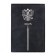 Dated 2025 diary, A5, 176 sheets of Escalada, solid cover of artificial leather, 3D design, foil, liesse embossing, cream block 70 g/m2, black