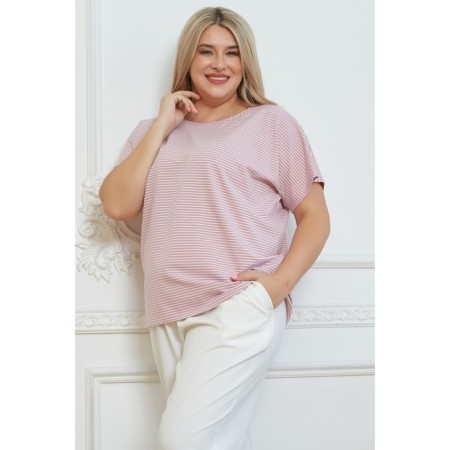 Female T -shirt, size 66, powder color-2