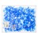 Holder-capture for balls, hole 0.6 cm, d = 4.5 cm, blue color