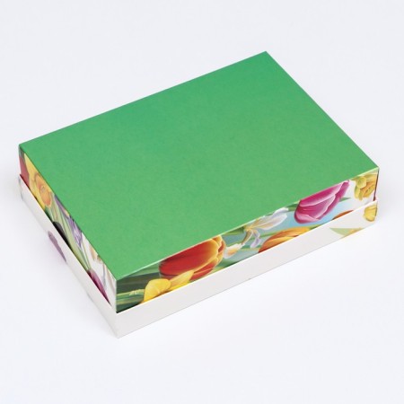 Gift box "March 8, tulips", 21 x 15 x 5.7 cm-4