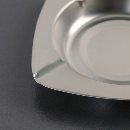 Ash made of stainless steel "Classic", d = 11.5 cm, silver color-1